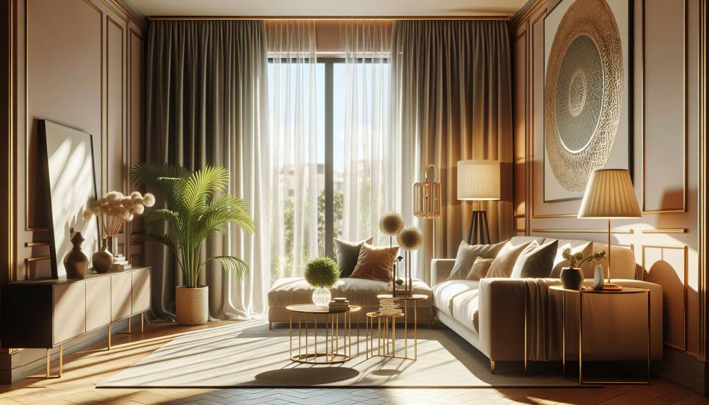 Les plus beaux rideaux salon pour une déco tendance