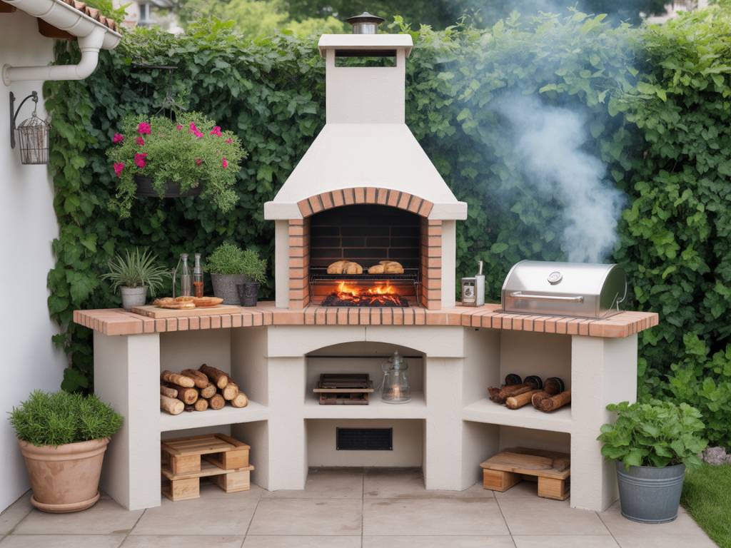 Aménager un coin barbecue design et fonctionnel pour vos soirées d’été