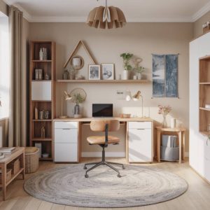 10 idées pour aménager un coin télétravail discret et confortable dans un petit salon