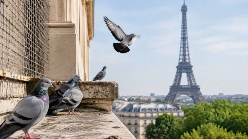 Dépigeonnisation à Paris : quelles solutions contre les nuisances des pigeons ?